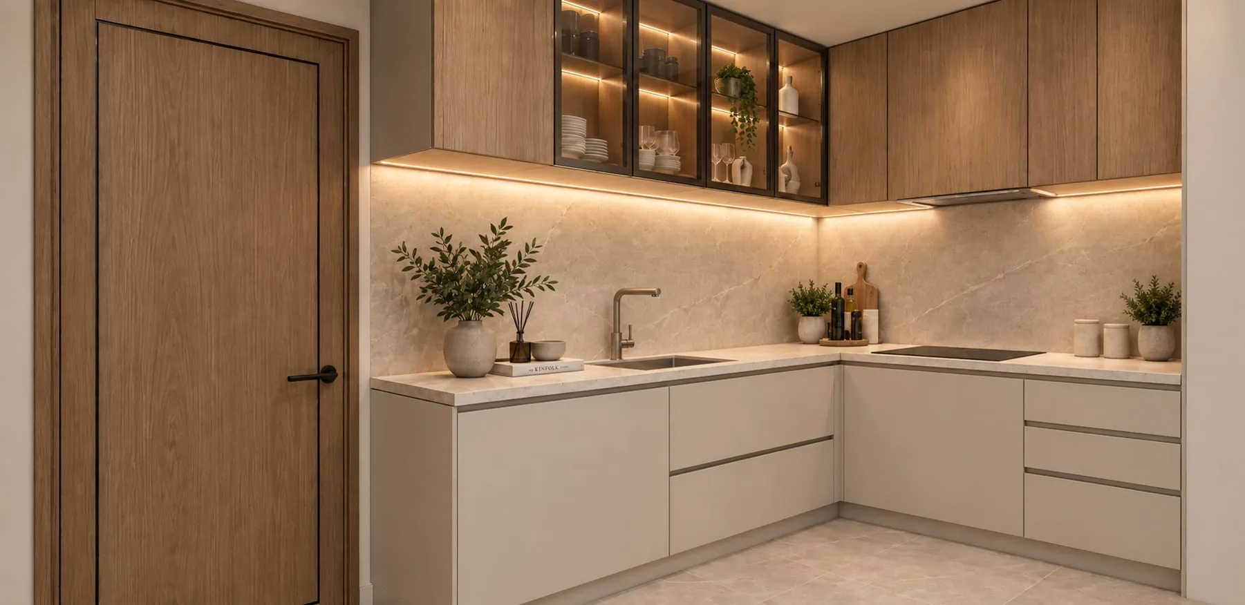VERTEX Studio Apartment Kitchen